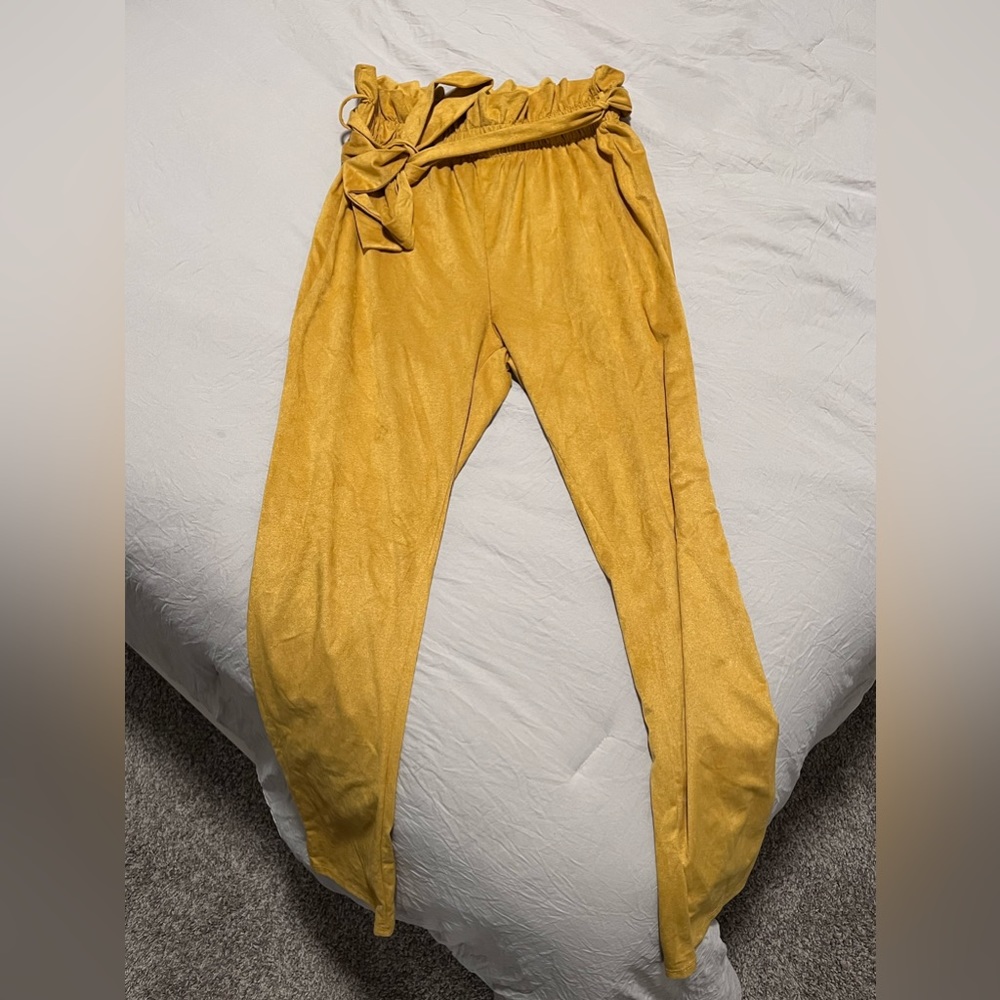 Mustard pants